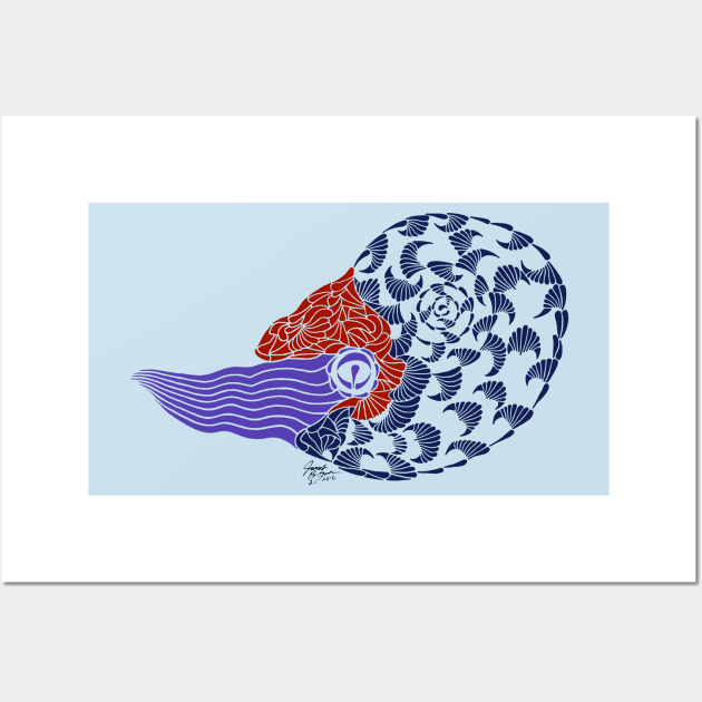 Nautilus Wall Art by fakelarry